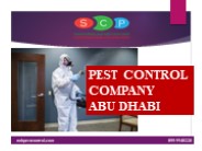 Pest Control Company Abu Dhabi