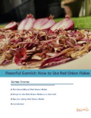 Where are Red Onion Flakes most commonly used?