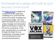 Profound Meanings of Each Major Arcana Tarot Card