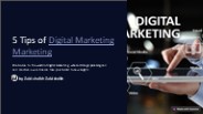 5 tips of digital marketing