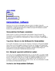 Heilpraktiker Software review
