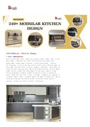 240+ Modular Kitchen Design