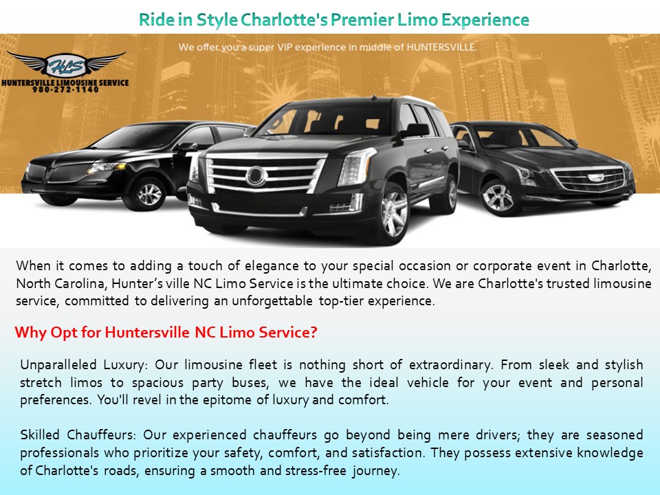 Ride in Style: Charlotte's Premier Limo Experience