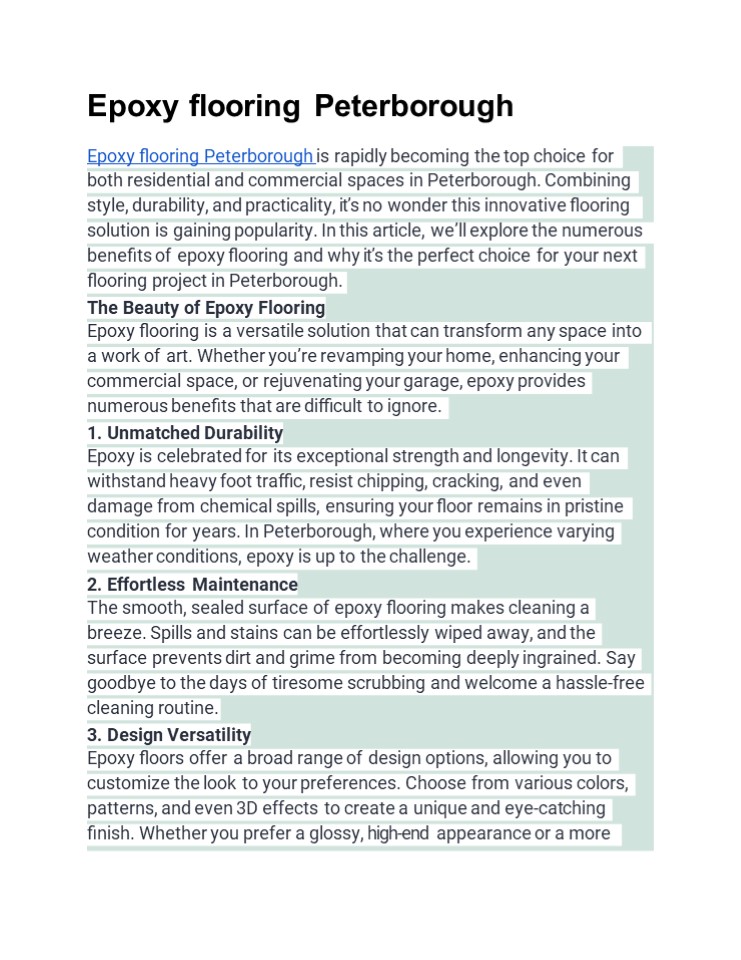 Epoxy flooring in Peterborough (1)