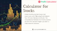 Calculator For Stocks: Simplify Your Investment Decisions