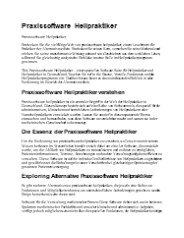 Praxissoftware Heilpraktiker