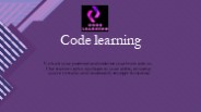 code learning