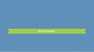 Python Presentation