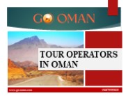 Best Tour Companies in Oman