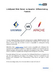 LiteSpeed Web Server vs Apache_ Differentiating Factors