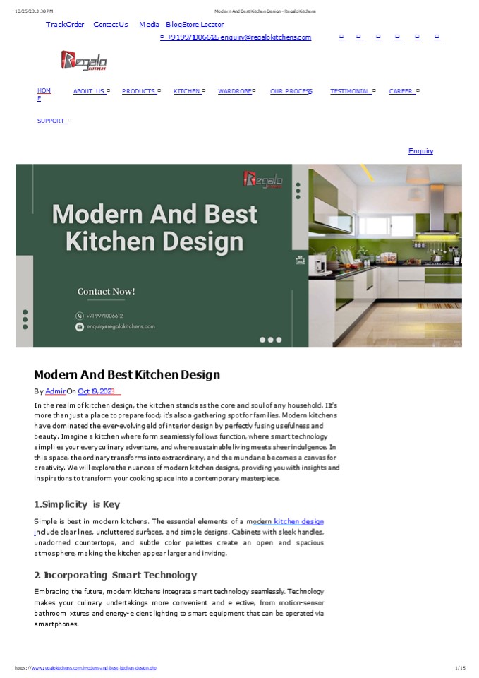 Modern And Best Kitchen Design