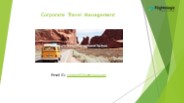 Corporate Travel Management