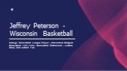 Jeffrey Peterson - Wisconsin - A Persuasive Representative