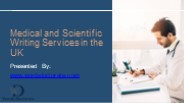Medical Writing Services In UK