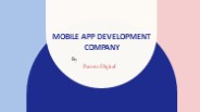 Mobile app development company