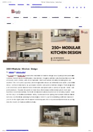 250+ Modular Kitchen Design