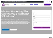 Inbound Marketing Certification