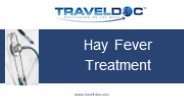 Hay Fever Treatment in the UK
