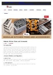 Modular Kitchen Items and Accessories (1)