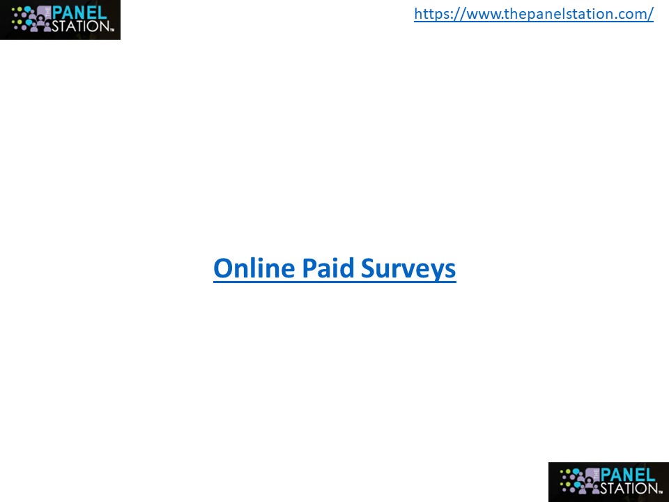 Online Paid Surveys