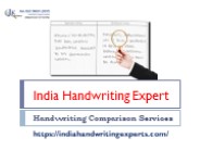 Handwriting Comparison Services – India Handwriting Expert