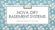 What causes a basement to leak? (1)
