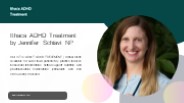 Ithaca ADHD Treatment by Jennifer Schiavi NP