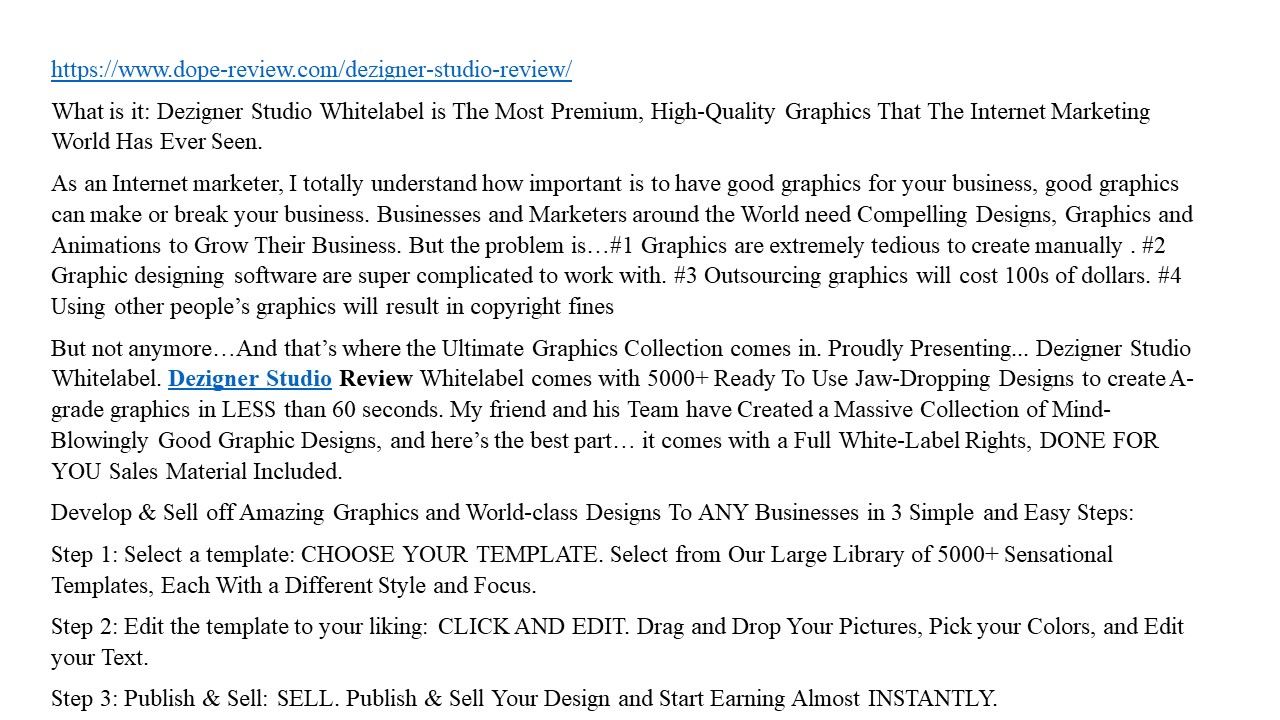 presentation player overlay