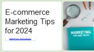 E-commerce Marketing Tips for 2024