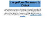 Large Pores Treatment In Dubai (1)