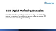B2B Digital Marketing
