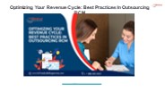 Optimizing Your Revenue Cycle: Best Practices In Outsourcing RCM