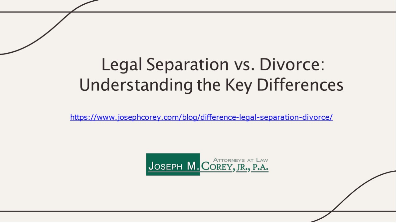 Legal Separation vs. Divorce | What's the difference?