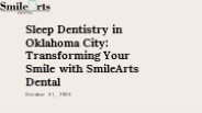 Sleep Dentistry Oklahoma City