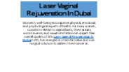 Laser Vaginal Rejuvenation