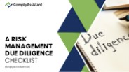 A Risk Management Due Diligence Checklist