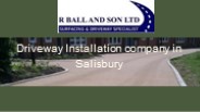 Driveway Installation company in Salisbury