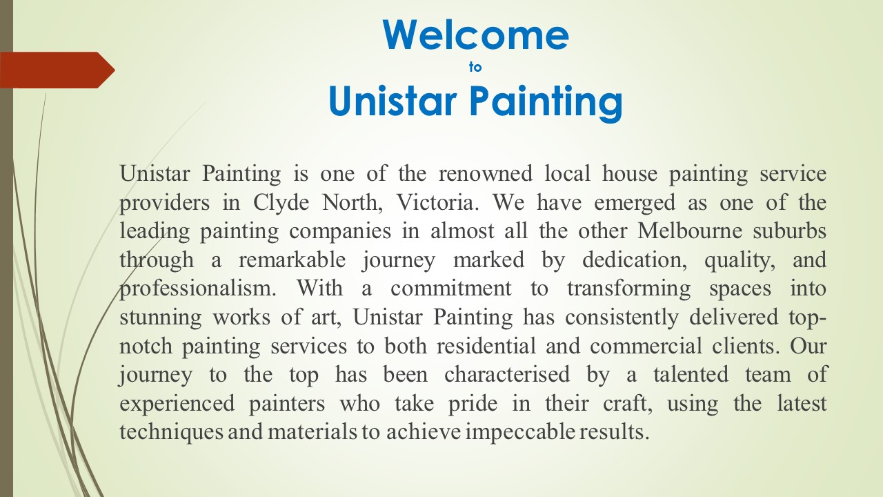 Unistar Painting: Transforming Your Spaces into Visual Masterpieces