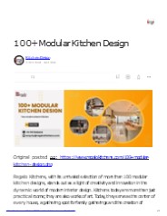 100+ Modular Kitchen Design