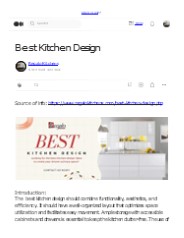 Best Kitchen Design