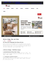 Kitchen Design Tips and Tricks (1)