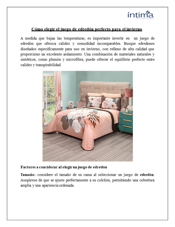 Cómo elegir el juego de edredón perfecto para el invierno