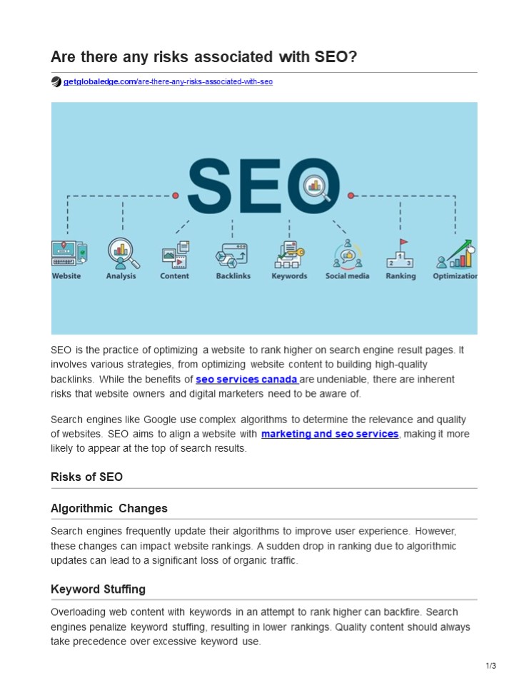 Are there any risks associated with SEO