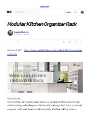 Modular Kitchen Organizer Rack (2)