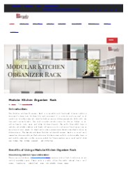 Modular Kitchen Organizer Rack (3)