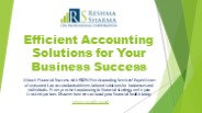 Benefits of Professional Accounting Services