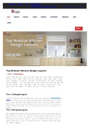 Top Modular Kitchen Design Layouts (1)