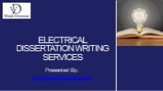 Electrical Dissertation Writing Services In Carlow, Ireland