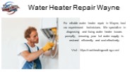 New Water Heater Wayne