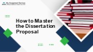 how to master dissertation proposal